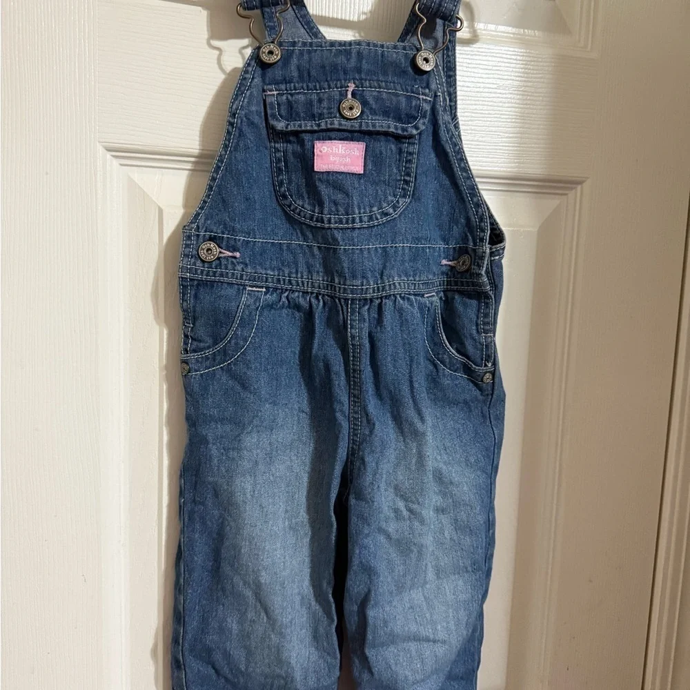 Girl’s Oshkosh. B’Gosh Denim Bib Overalls